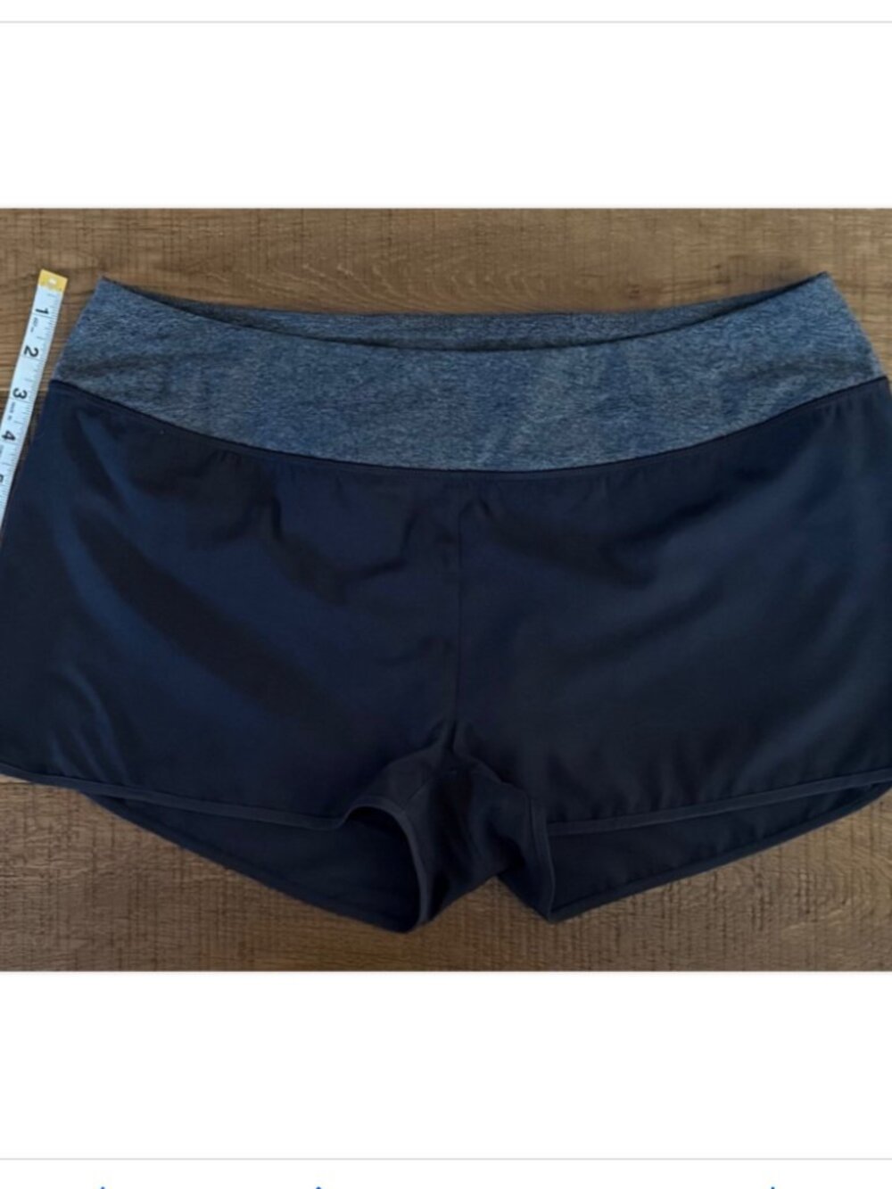 MPG Women's Black Athletic Shorts Running Gym Training Lined Zipper Pocket EUC - Picture 7 of 9